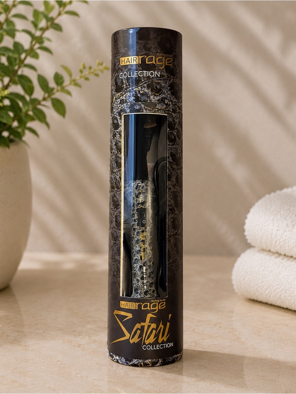 Hair Rage Safari Collection 1”  Ceramic Curling Iron | NEW in Original Packaging